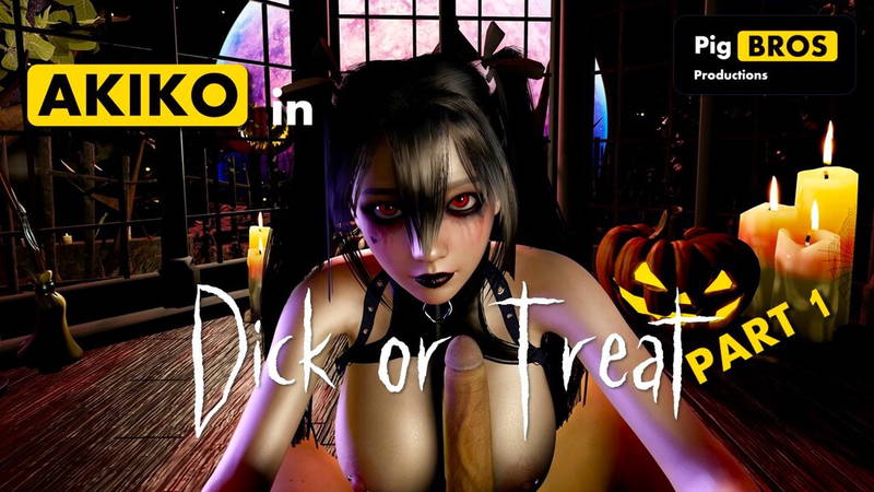 Akiko - Dick or Treat - PART 1 - VR porn video by Pig Bros Productions
