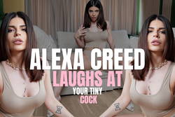 Alexa Creed Laughs at your tiny cock - VR Porn Video