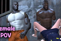 BBC Prisoner Loves Warden - Female POV - VR Porn Video