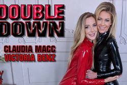 Claudia Macc And Victoria Benz: Double Down - VR Porn Video