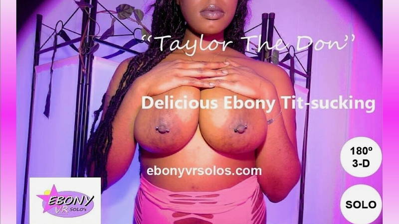 Ebony Tit Sucking Vol. 1 - Huge Boobs & Ass Spreading [Upscaled] - VR porn video by Ebony VR Solos
