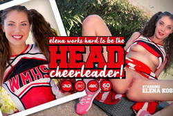 Elena Works Hard to Become the Head Cheerleader