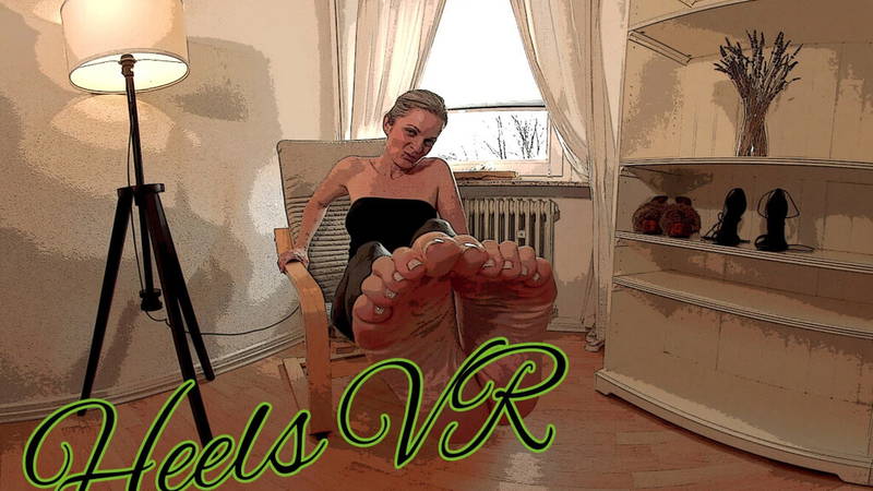 Feetshow with my Heels - VR porn video by Sabdeluxe