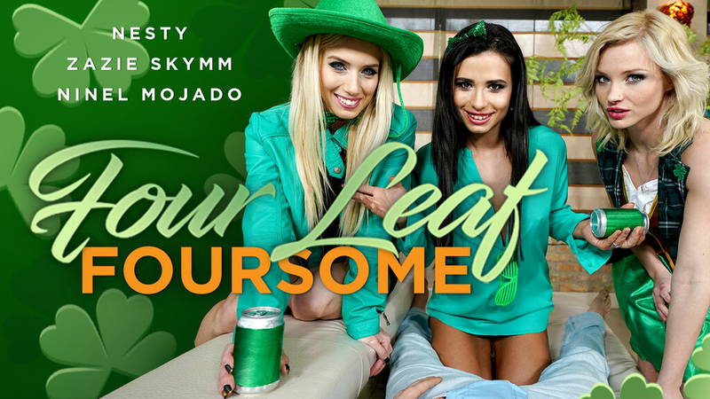 Four Leaf Foursome - VR porn video by Reality Lovers