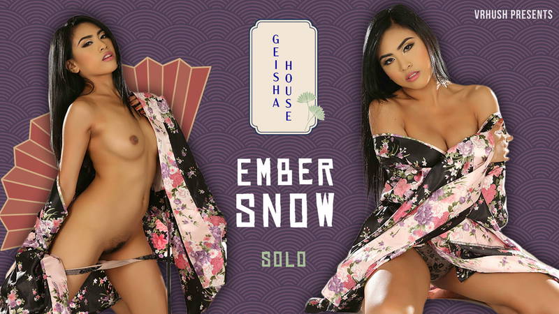 Geisha House: Ember Snow Solo - VR porn video by VRHush
