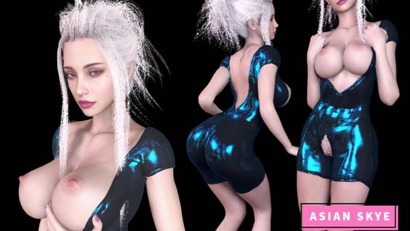 Icy Eurasian Latex Skye - VR porn video by intimaVR