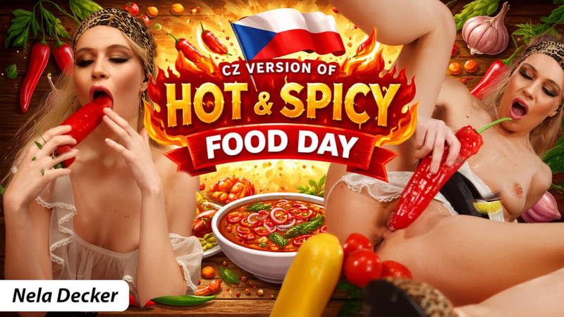 International Hot and Spicy Food Day - Solo - VR porn video by WeAreCrazy