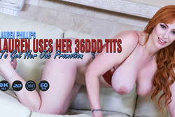 Lauren Uses Her 36DDD Tits To Get Her Job Promotion - VR Porn Video