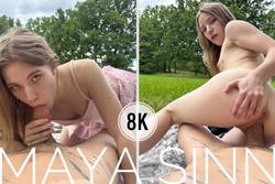 Maya likes sex in nature