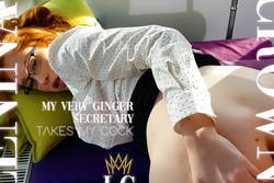 My Very Ginger Secretary Takes My Cock - VR Porn Video