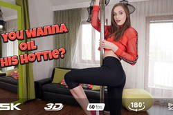 Oiled Tits Tall Thin Teen - VR Porn Video