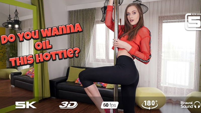 Oiled Tits Tall Thin Teen - VR porn video by RealJamVR