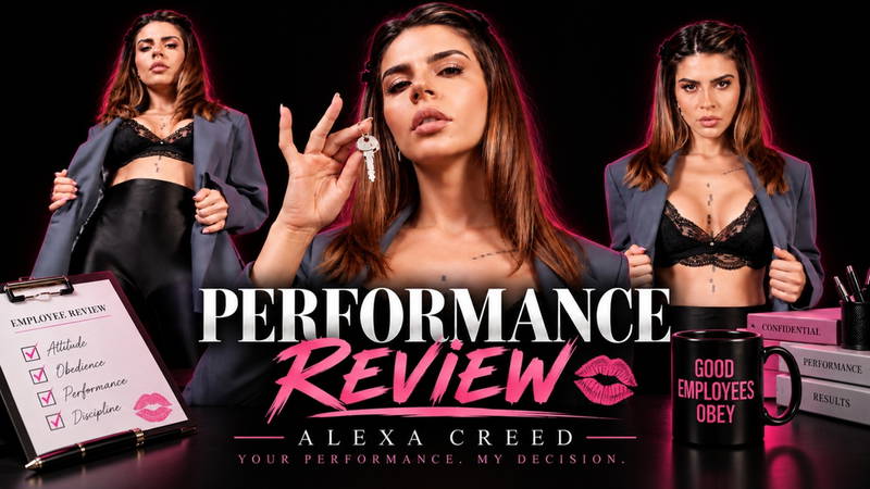 Performance Review - VR porn video by AlexaCreed Productions