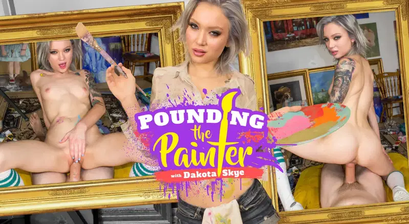 Pounding the Painter - VR porn video by WankzVR