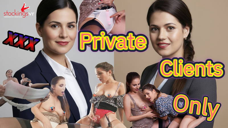 Private Clients Only - Antonia and Serina - VR porn video by StockingsVR