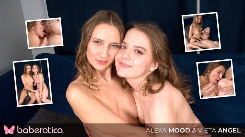 Sex afternoon for Alexa Mood And Vieta Angel in VR - VR porn video by Baberotica VR