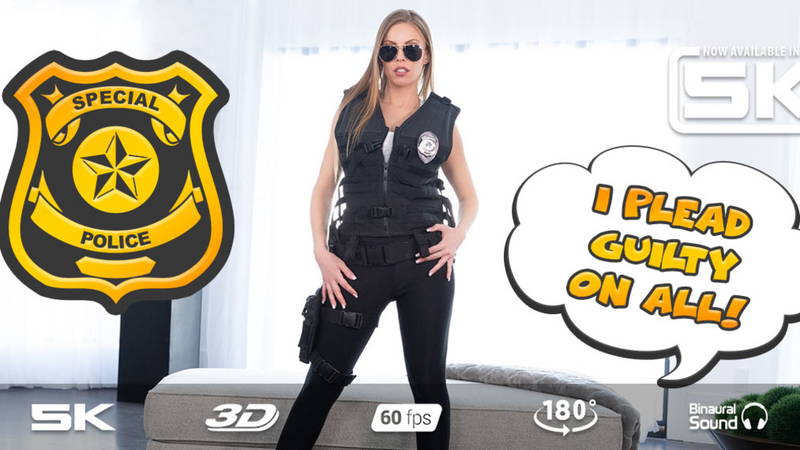 Special Police Strip Search and More - VR porn video by RealJamVR