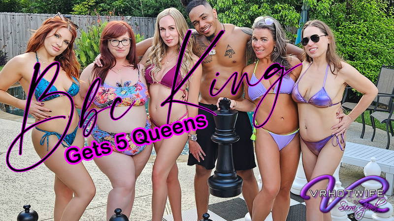 Sunbathing to BBC Reverse G-bang - VR porn video by VR Hotwife
