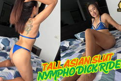Tall Asian Slut Nympho Dick Ride - VR Porn Video
