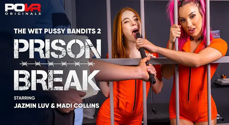 The Wet Pussy Bandits 2: Prison Break - VR porn video by POVR Originals