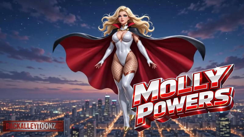 Thick Big Booty Blonde Superhero Molly - VR porn video by Big Ass Cartoons