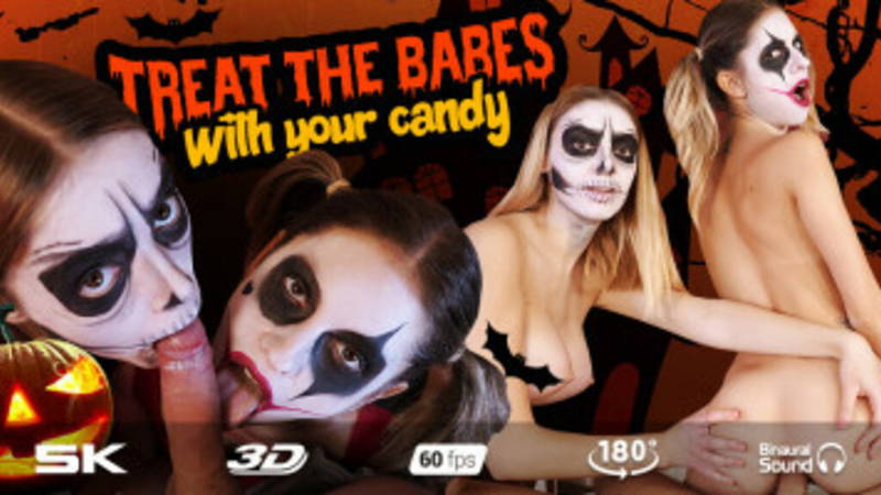 Trick or Treat - VR porn video by RealJamVR