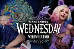 Wednesday - Werewolf Enid A XXX Parody - VR Porn Video